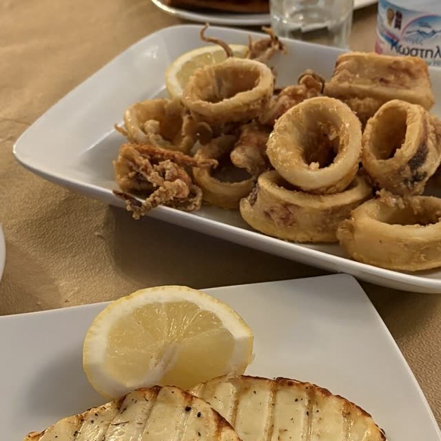 Kalamari at Taverna Kostas